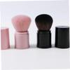 minkissy Flexible Loose Powder Makeup Face Powder Applicators Cosmetic Supplies Pink Makeup Brush view 2