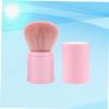 minkissy Flexible Loose Powder Makeup Face Powder Applicators Cosmetic Supplies Pink Makeup Brush view 4