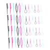 Angoily 12sets Reusable Hair Bun Making Tools Lightweight Plastic Twisting Bun Makers for Women Easy Use Hair Styling Accessories view 1
