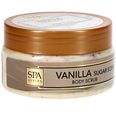 Spa Luxury Vanilla Body Srub 8 Oz, Purple