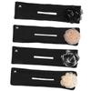 Angoily 4pcs Flower Bun Maker Twisted Hair Bun Shaper for Women and Girls Elegant Floral Design Hair Accessories view 1