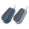 BIUDECO 2pcs Nail Scrubber Soft Bristle Fingernail Brush for Hand Washing and Nail Cleaning Portable Design for Home and Salon Use view 1