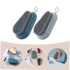 BIUDECO 2pcs Nail Scrubber Soft Bristle Fingernail Brush for Hand Washing and Nail Cleaning Portable Design for Home and Salon Use view 2