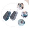 BIUDECO 2pcs Nail Scrubber Soft Bristle Fingernail Brush for Hand Washing and Nail Cleaning Portable Design for Home and Salon Use view 3