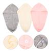 Beatifufu 3pcs Hair Quick Drying Towel Set Comfortable Head Towels for Girls Hotel Travel and Bath Use view 3