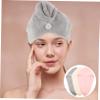 Beatifufu 3pcs Hair Quick Drying Towel Set Comfortable Head Towels for Girls Hotel Travel and Bath Use view 4