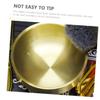 Angoily Men's Shaving Supply Face Wash Bowl Polished Edge Easy Clean Stainless Steel Bowl view 2