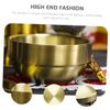 Angoily Men's Shaving Supply Face Wash Bowl Polished Edge Easy Clean Stainless Steel Bowl view 3
