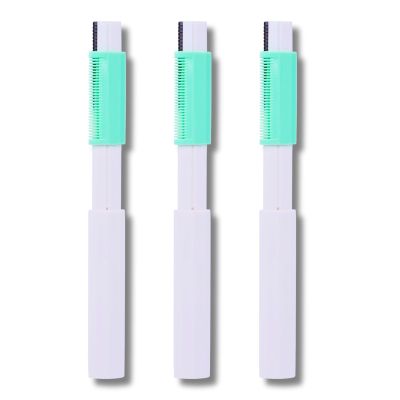 Kelley Reusable Face Razor for Women Facial Hair Razors | Instant & Painless Hair Removal | Dermaplaning Tool for Eyebrows, Upper Lip, Forehead, Peach Fuzz, Chin and Sideburns (Pack of 3)