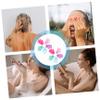 Angoily 10pcs Exfoliating Bath Gloves Bath Towel Set Polyester Shower Brush for Men Women view 2