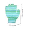 Angoily 10pcs Exfoliating Bath Gloves Bath Towel Set Polyester Shower Brush for Men Women view 4