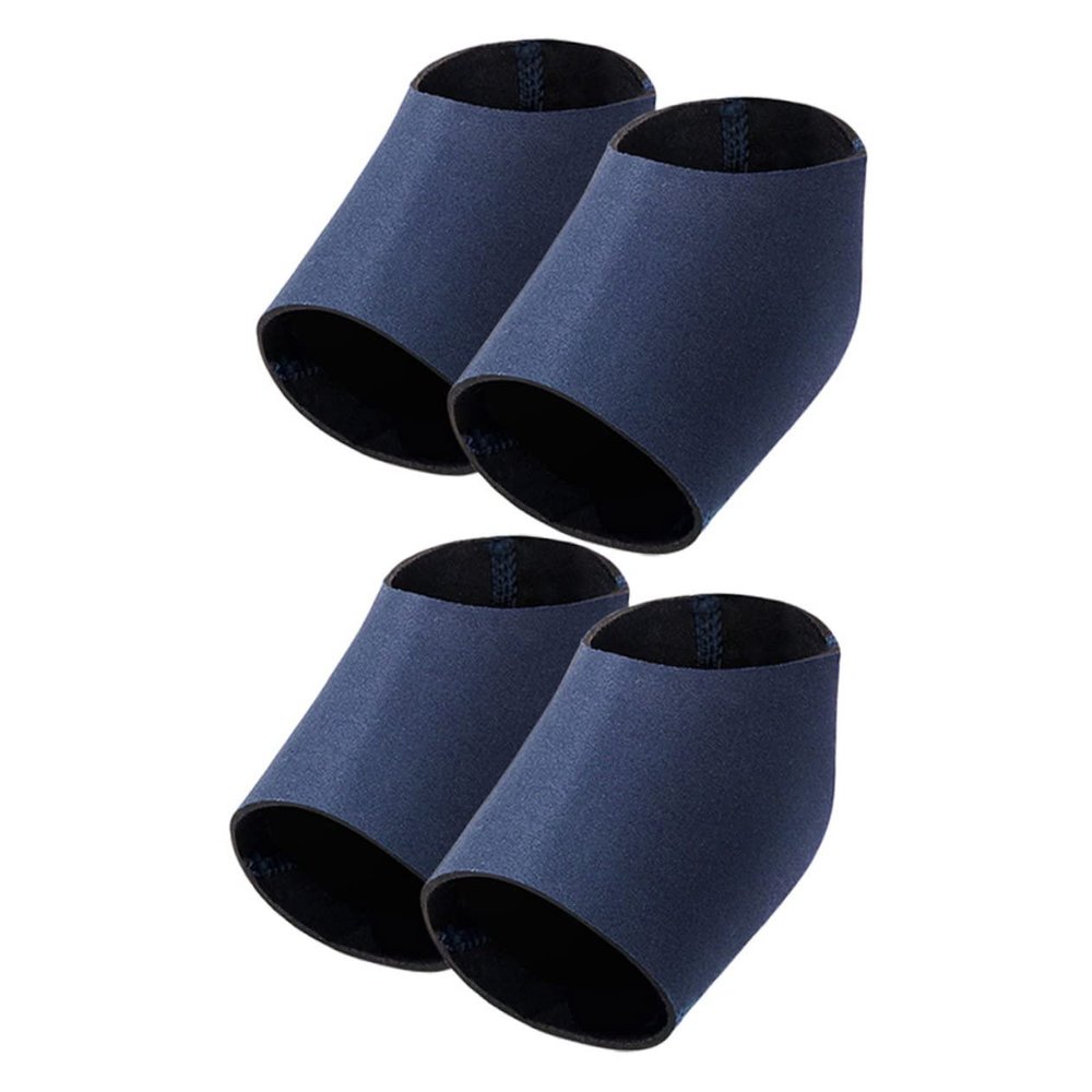 BIUDECO 2pairs Comfortable Heel Protector Socks for Men and Women Washable Durable and Moisturizing Heel Sleeves for Cracked and Foot Care