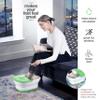 Medical king Foot Spa with Heat and Massage and Jets Includes A Remote Control Pumice Stone Collapsible Foot Spa Massager with Heat and Bubbles and Vibration view 4