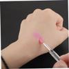 Angoily Reusable Lipstick Applicators Lids 4 Pack Silicone Lip Brushes Makeup Tools for Smooth Lip Makeup view 3