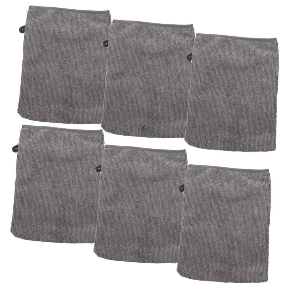 MERRYHAPY 6pcs Facial Cleaning Gloves Microfiber Face Scrubbing Mitts for Makeup Removal Deep Cleansing and Comfortable Skin Care Portable Design for Easy Use and Travel