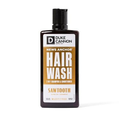 Duke Cannon News Anchor 2-in-1 Hair Wash - Sawtooth, 14 oz.