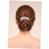 Angoily Wedding Hair Comb Pearl Hair Comb for Women Bridal Accessory Pearl Design view 2