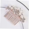 Angoily Wedding Hair Comb Pearl Hair Comb for Women Bridal Accessory Pearl Design view 3