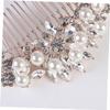 Angoily Wedding Hair Comb Pearl Hair Comb for Women Bridal Accessory Pearl Design view 4
