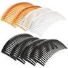 Angoily 10pcs Plastic Haircut Combs Teeths Barber Comb for Salon Home Use Huge Pick view 1