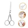 Angoily Stainless Steel Mustache Scissors Beard Trimmer Grooming Scissors for Men view 3