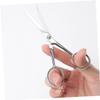 Angoily Stainless Steel Mustache Scissors Beard Trimmer Grooming Scissors for Men view 4