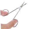 NOLITOY 6pcs Stainless Steel Eyebrow Shaping Scissors Set Durable Vibrissa Scissors for Women Easy to Use for Grooming Eyebrows and Facial Hair Silver view 2