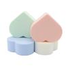 Angoily Makeup Sponges for Foundation 4 Pcs Natural Facial Cleaning Sponges Heart Shape Puff Gentle Skin Care Tools view 1