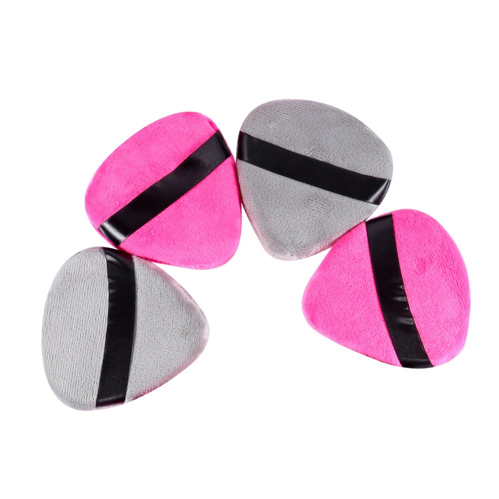 NOLITOY 4pcs Makeup Women's Cosmetic Soft and Washable Powder Water Drop Shape for Loose Powder