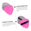 NOLITOY 4pcs Makeup Women's Cosmetic Soft and Washable Powder Water Drop Shape for Loose Powder view 3