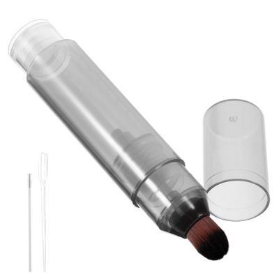 NOLITOY Scalp Applicator Oil Bottle with Dropper and Brush for Hair Growth Gentle Scalp Massage Comb for Essential Oils and Serums Suitable for All Ages Transparent Black Design
