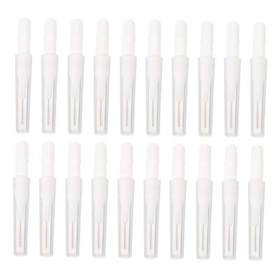minkissy 20pcs Mini Eyebrow and Makeup Brushes Portable Multi-use Applicators for Lips Eyes and Interdental Care Smooth Handle Design for Comfortable to Hold