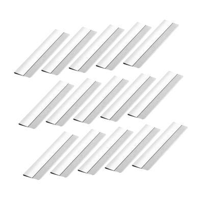 MERRYHAPY 100pcs Stainless Steel Single Eyebrow Shaving Razor Trimmer for Women Personal Brow Shaper