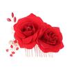 Angoily 1pc Bridal Hair Comb Simulation Headdress for Women for Weddings Proms and Special Occasions Delicate Rhinestone Hair Accessory view 1