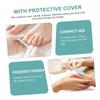 Beatifufu 3pcs Glass Nail Files Portable Polishing Nail Strips for Manicure Fingernail Files Transparent for Salon Use view 2