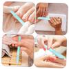 Beatifufu 3pcs Glass Nail Files Portable Polishing Nail Strips for Manicure Fingernail Files Transparent for Salon Use view 4