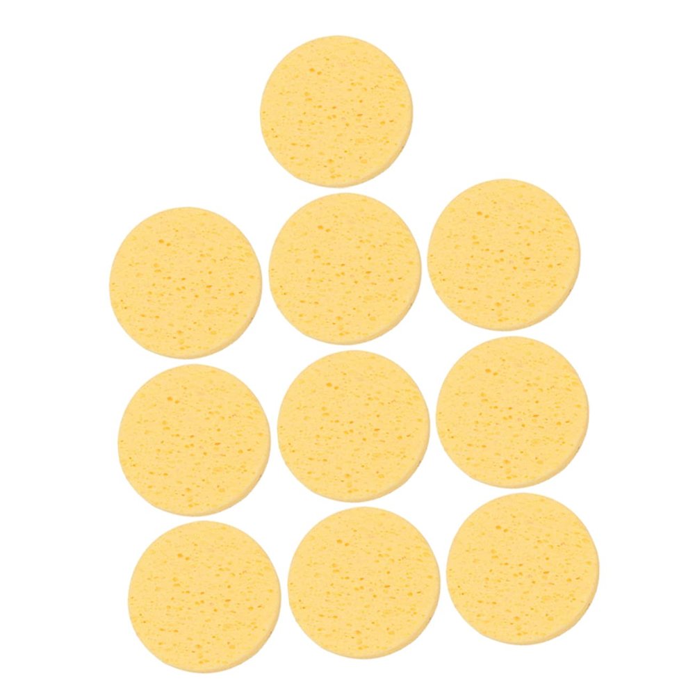 minkissy 10pcs Makeup Sponges for Foundation Application and Facial Cleansing Soft High Absorption Exfoliating Makeup Blender for Gentle Skin Care and Removal