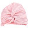 Angoily Imitation Silk Sleep Cap for Women Double Hair Wrap for Sleeping Makeup and Bathing Versatile Bonnet with Feminine Pink Color Fits view 1