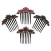 Angoily 4pcs Rhinestone Hair Side Combs for Women Girls Prom Hair Accessories Wedding Comb Clips view 1
