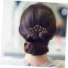 Angoily 4pcs Rhinestone Hair Side Combs for Women Girls Prom Hair Accessories Wedding Comb Clips view 2