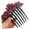 Angoily 4pcs Rhinestone Hair Side Combs for Women Girls Prom Hair Accessories Wedding Comb Clips view 4