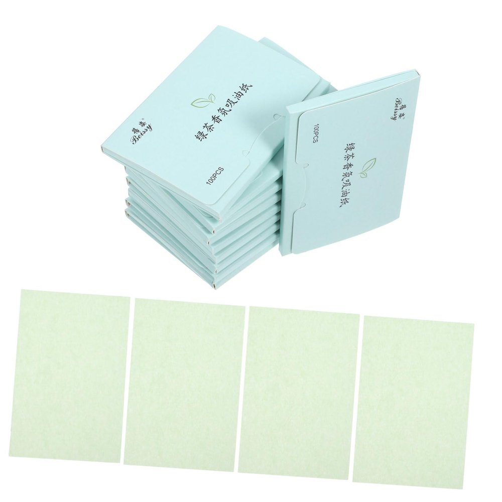 Angoily Oil Blotting Sheets Facial Oil Absorbing Tissues Skin Care Makeup Blotter Paper for Face Total