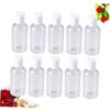 Mipcase 10pcs Refillable Travel Bottle Press Containers for Shampoo Lotion Face Wash Random view 2