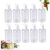 Mipcase 10pcs Refillable Travel Bottle Press Containers for Shampoo Lotion Face Wash Random view 3