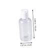 Mipcase 10pcs Refillable Travel Bottle Press Containers for Shampoo Lotion Face Wash Random view 4