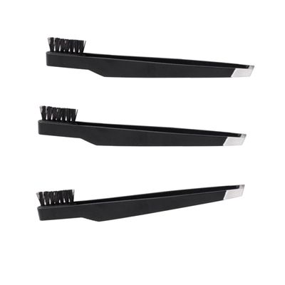 Angoily 3pcs Carbon Steel Eyebrow Tweezers Makeup Tool Brow Kits for Women Portable Eyebrow Clamps Makeup Tweezers Set