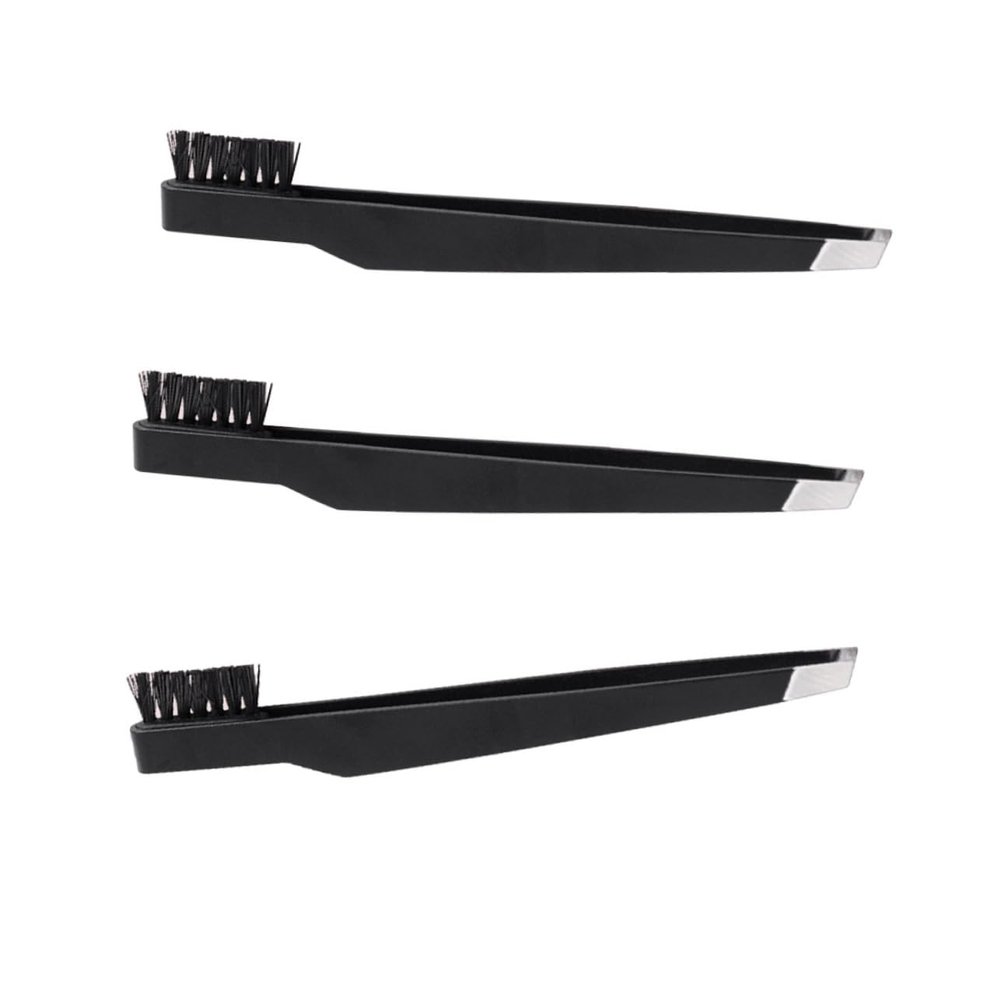 Angoily 3pcs Carbon Steel Eyebrow Tweezers Makeup Tool Brow Kits for Women Portable Eyebrow Clamps Makeup Tweezers Set