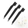 Angoily 3pcs Carbon Steel Eyebrow Tweezers Makeup Tool Brow Kits for Women Portable Eyebrow Clamps Makeup Tweezers Set view 4