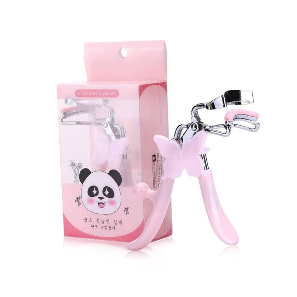 Angoily Skid Handle Eyelash Curler Eyelashories Mini Lash Curler for Women Random Color