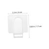 Beatifufu 2pcs Handheld Makeup Mixing Plates with Spatulas Color Mixing Tools for Cosmetics Easy to Clean for Blending Foundations Creams and Pigments view 4